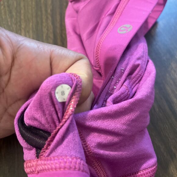 LULULEMON Women's Hot Like Agni Sports Bra Athletic Wear Yoga Gym Pink Size 8 - Picture 7 of 7